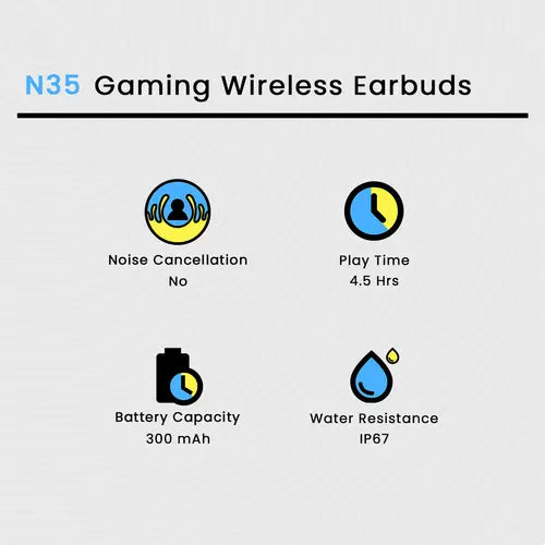 N35 Gaming Wireless Earbuds